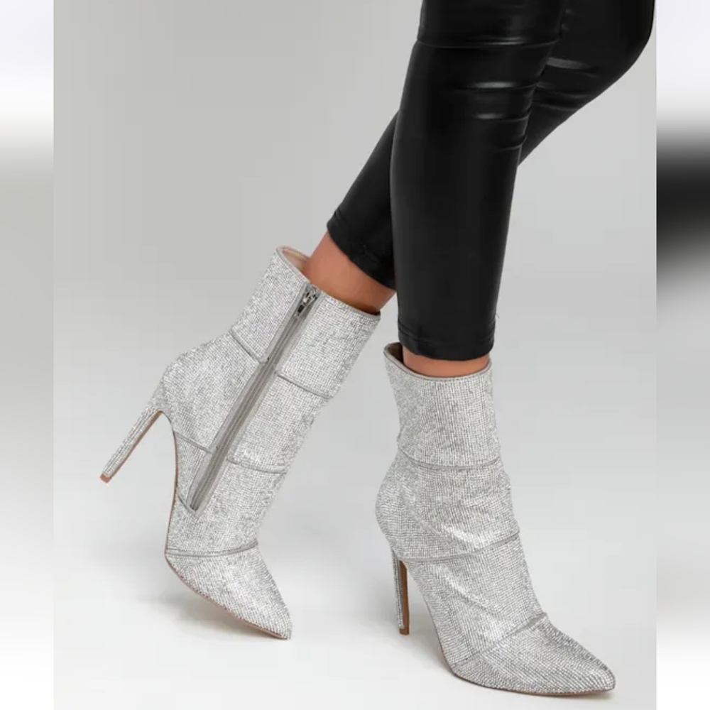 Steve Madden Winona Rhinestone Bootie - Picture 2 of 6